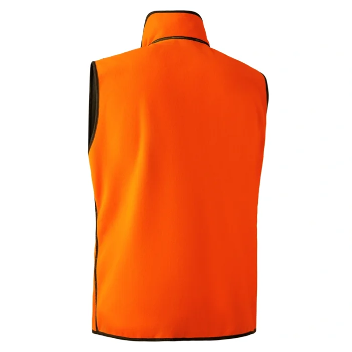 DEERHUNTER Gamekeeper Reversible Fleece Vest – Safety Orange (4525-663), image 3 of 5