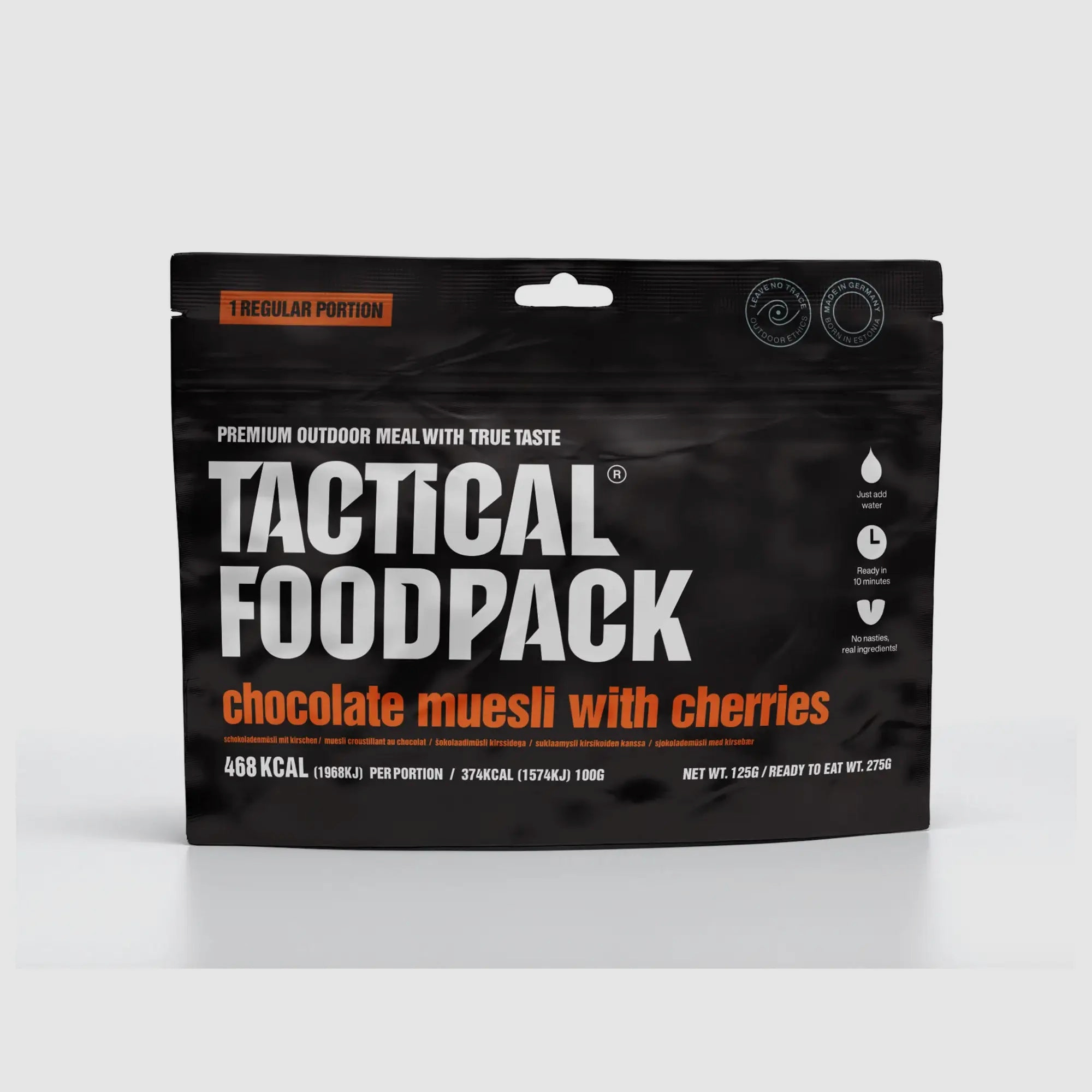 Tactical Foodpack Breakfast Chocolate Muesli with Cherries