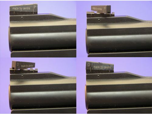 Mirino rotante Centra per revolver Smith & Wesson per fissaggio, 3,5mm