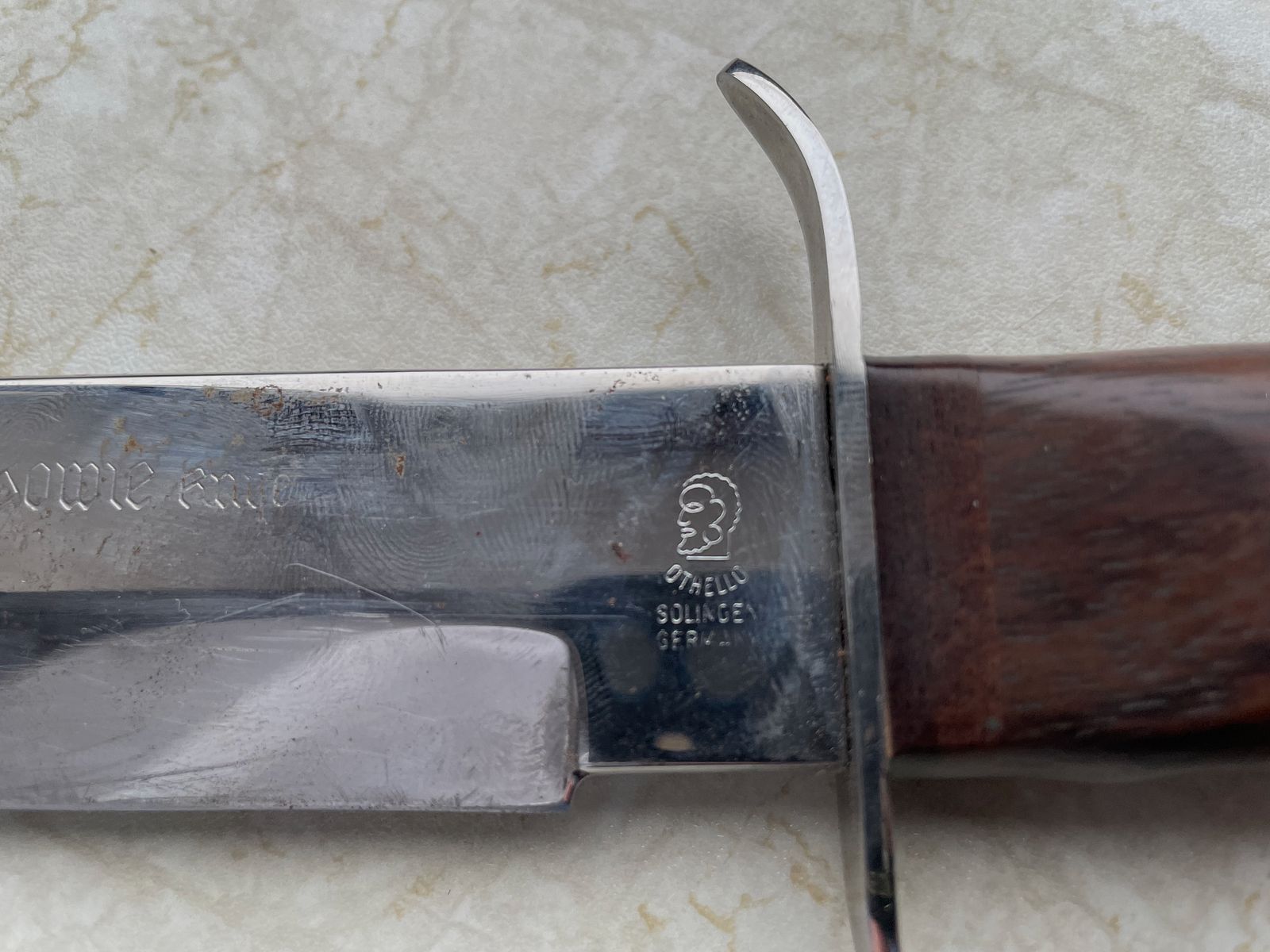 Original Bowie knife solingen jr OTHELLO 