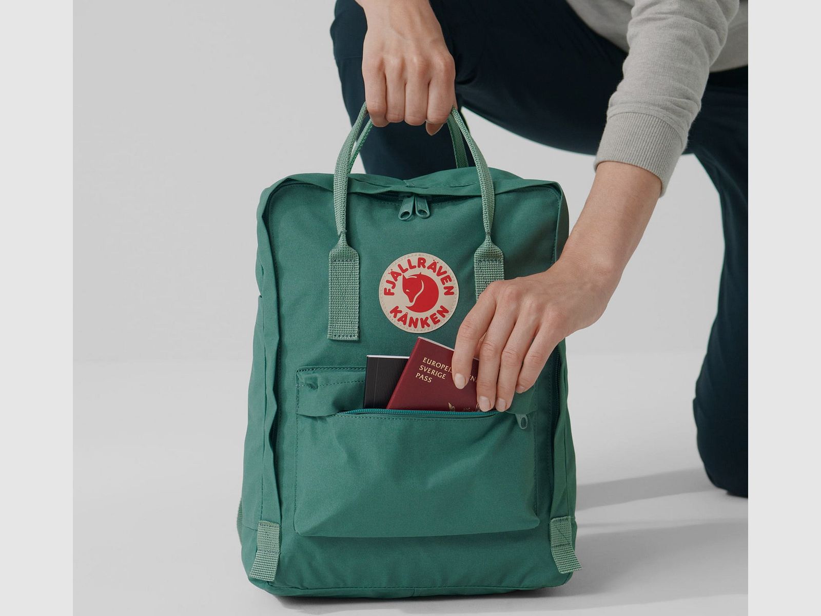 Mochila Fjällräven Kanken (16L) 23510 - Sunstone Orange (199), imagen 10 de 14