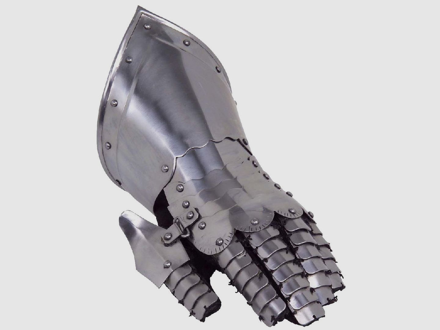 Plate glove left with inner glove