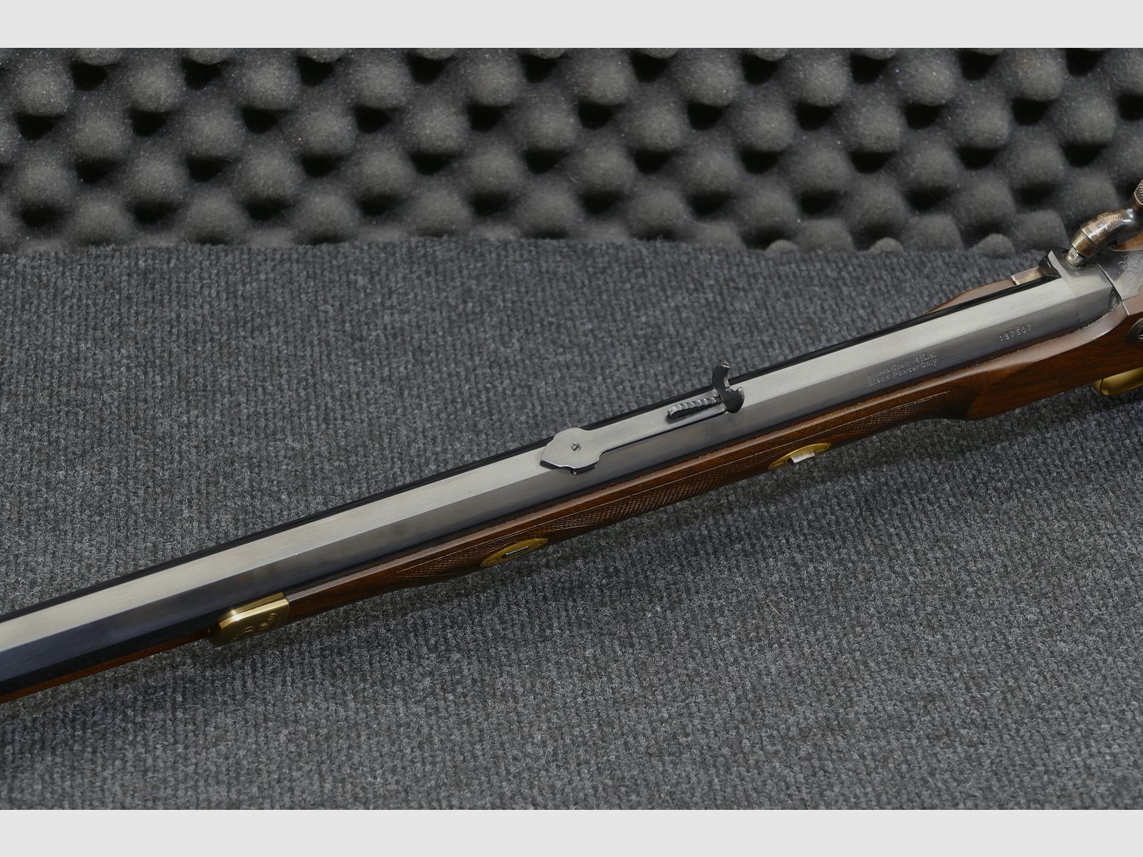 Volrderladergewehr Ardesa Hawken Match Rifle Creedmore - R-3081-C - , .45BlackPowder con diopter, molto curato (12)