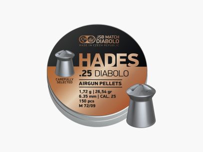 Doosje 250 JSB HADES diabolo's .25 (6.35 mm) 1,72 g