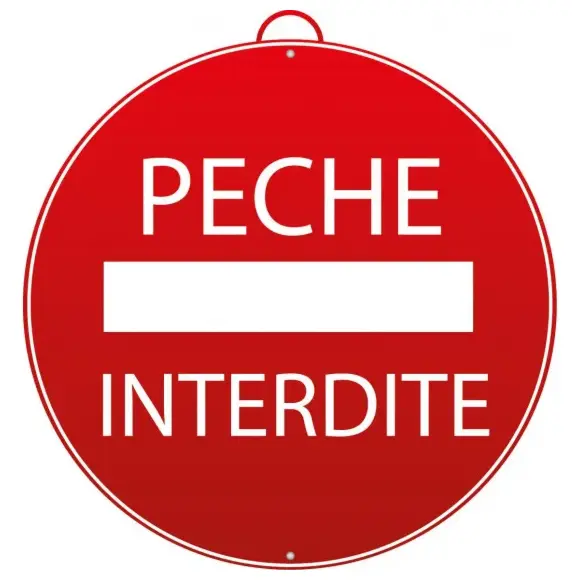 Schild Angeln Verboten 28 cm Rot, Bild 1 von 2