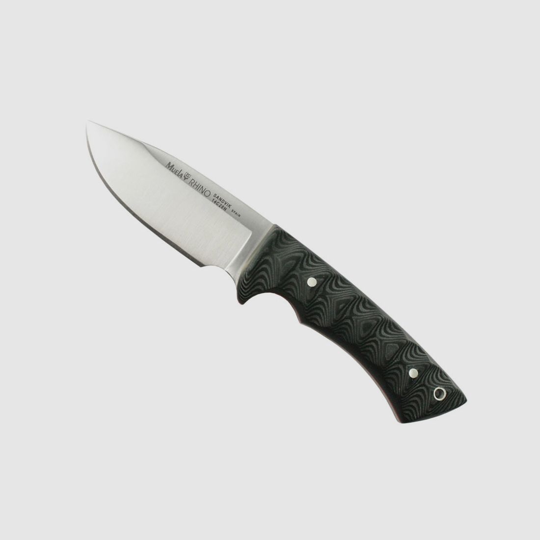 Muela Rhino Jagdmesser Micarta schwarz