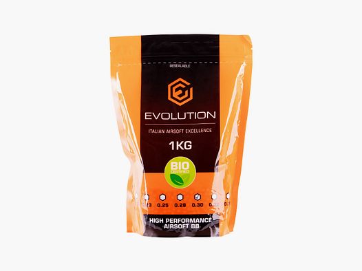 BBs BIO de Airsoft de alto rendimiento Evolution 6mm 0,30g 3.330 piezas