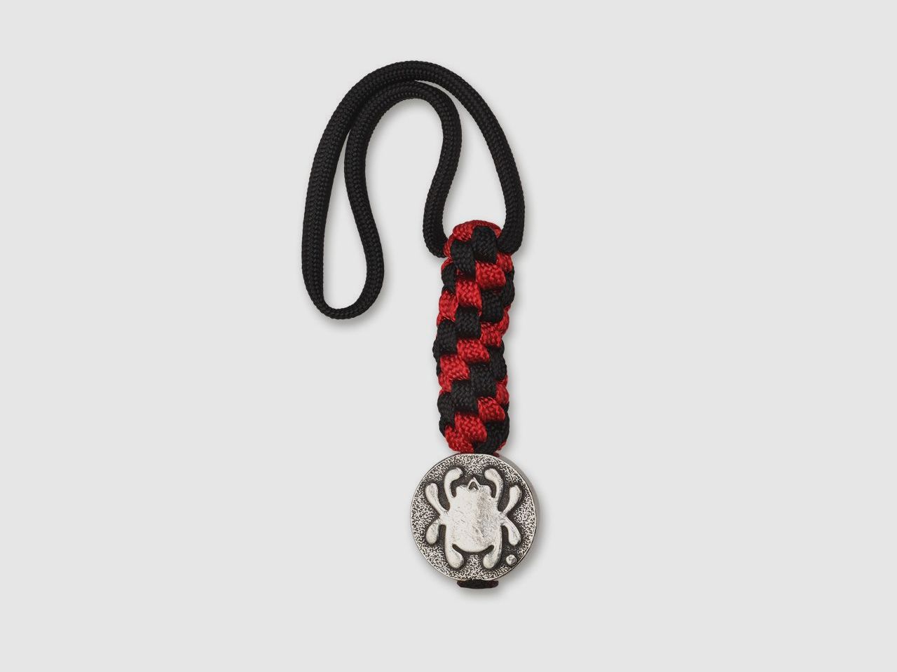 Pewter Flat Bead Lanyard