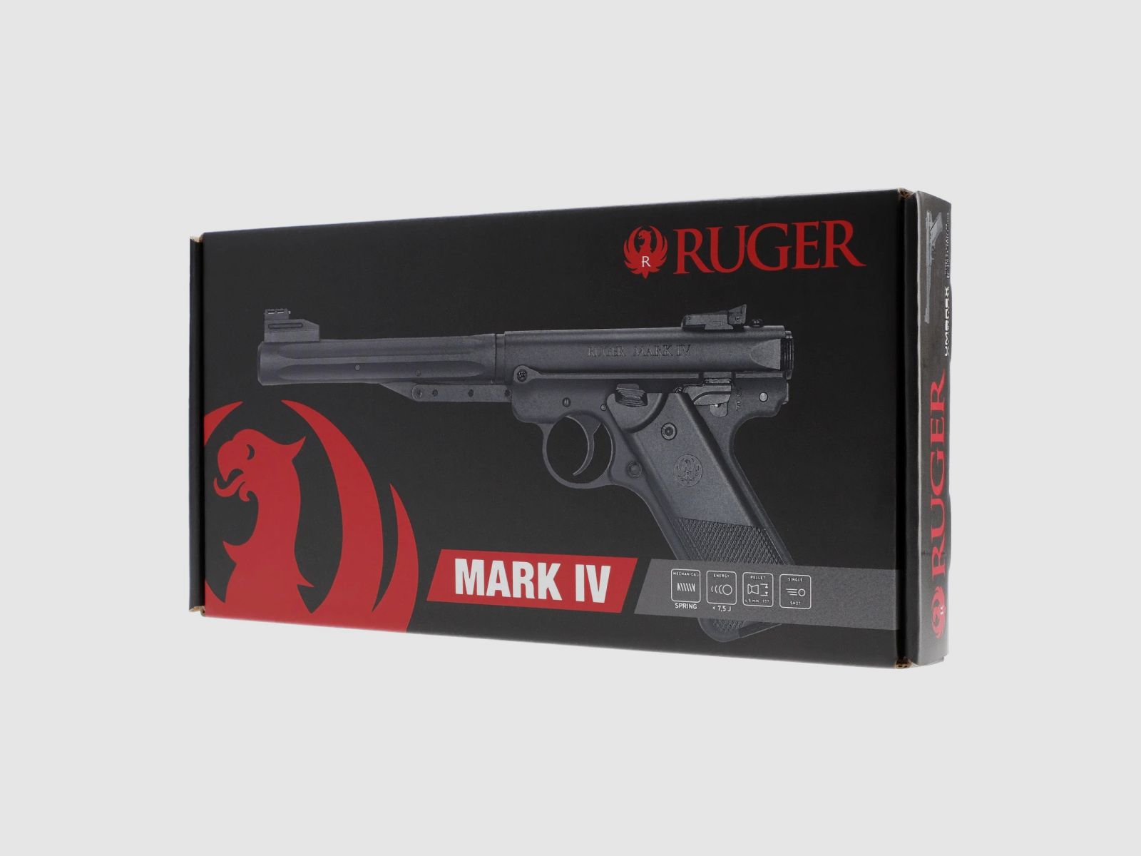RUGER MARK IV Federdruck Pistole 4,5mm Diabolo < 3,0 J