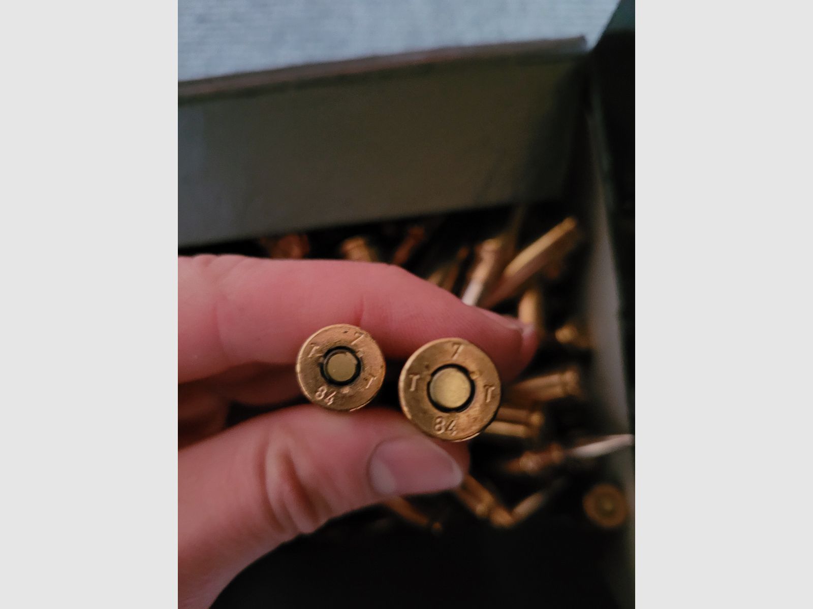 1920 disparos VM FMJ 7,5x55 suizo GP 11 fabricación militar suiza original