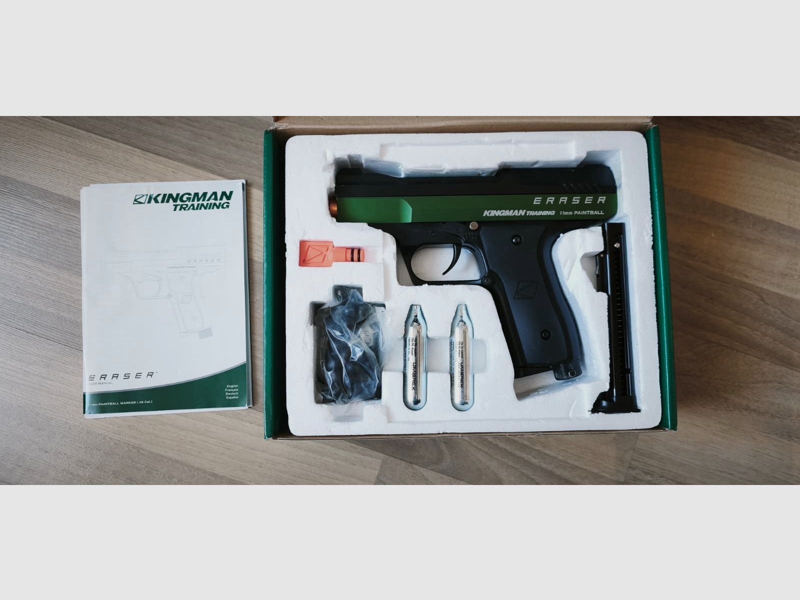 Kingman Eraser RAM Pistol – Racing Green