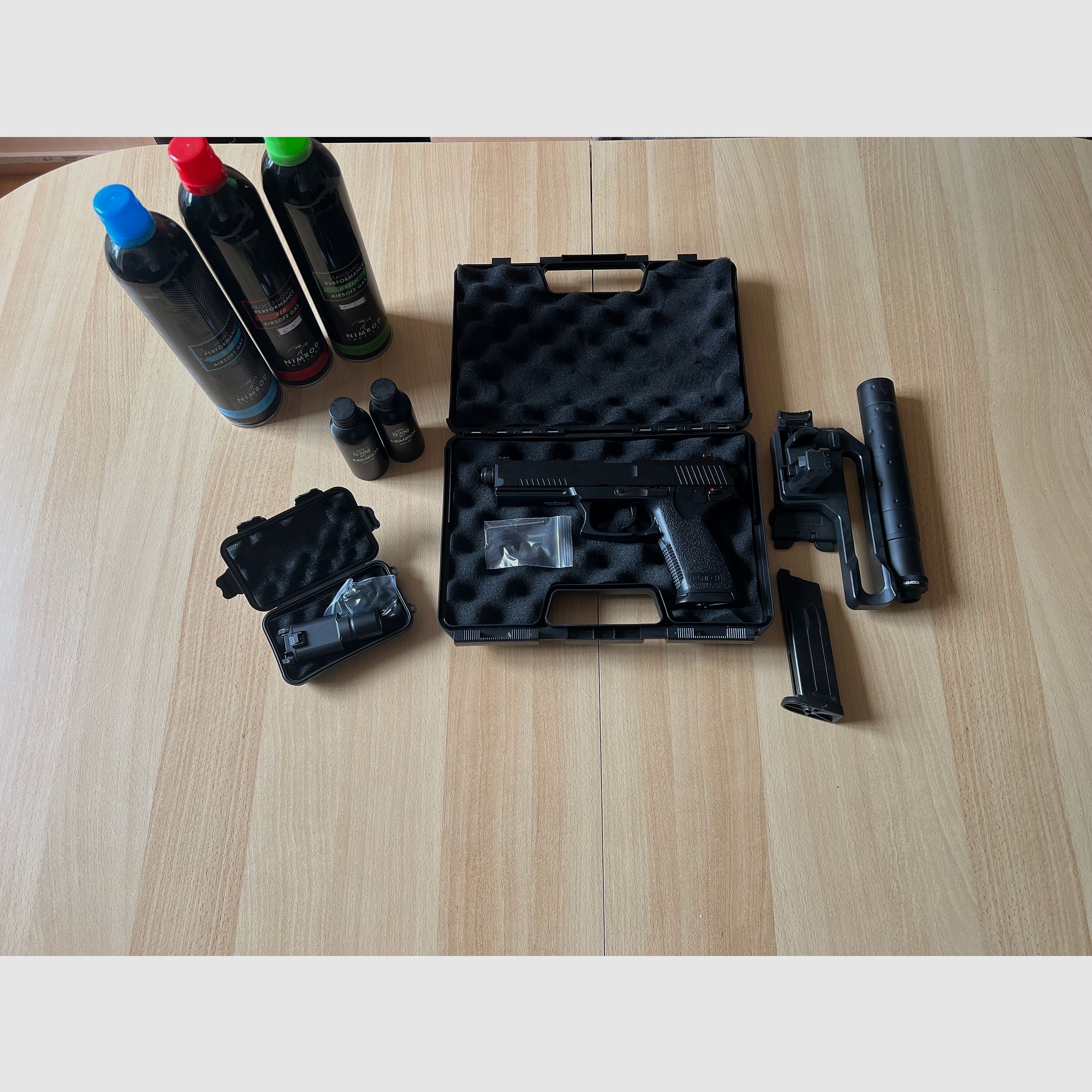 Komplettes airsoft set  novritch ( SSR 15 /SSG 10 / SSX 23)