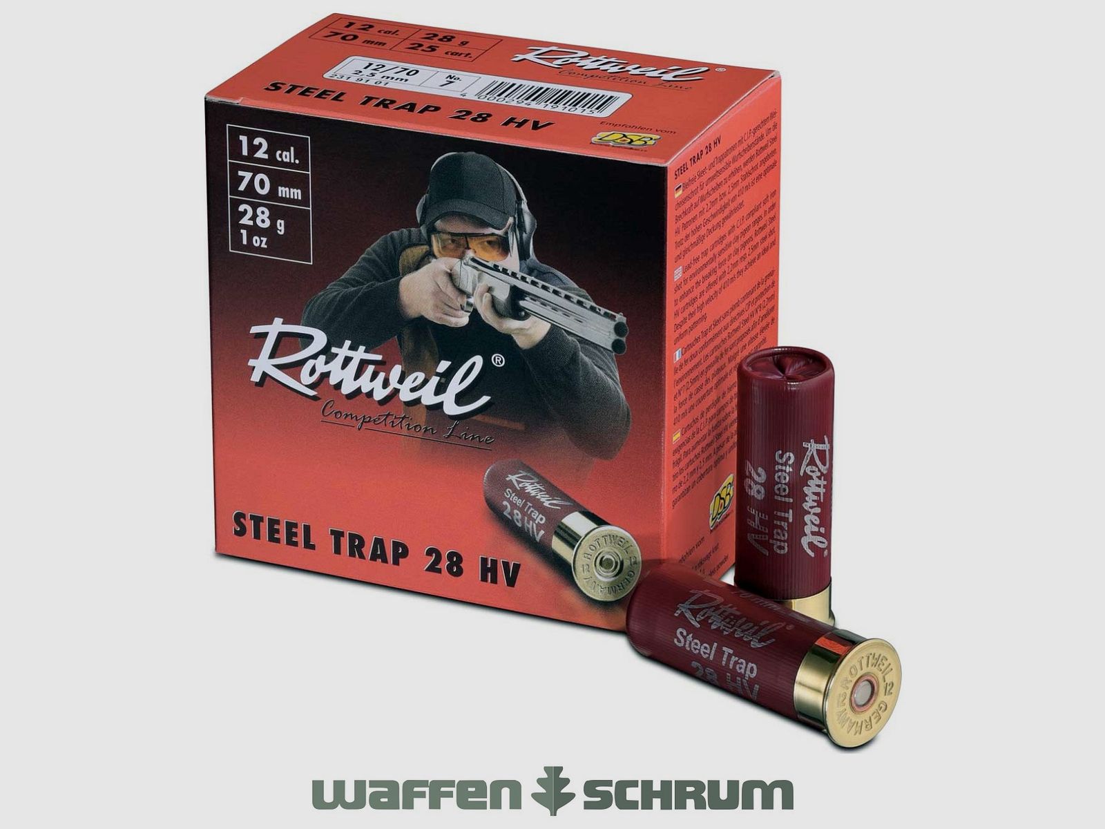 Rottweil Special Steel Trap 28 12/70 2,5mm - 28g