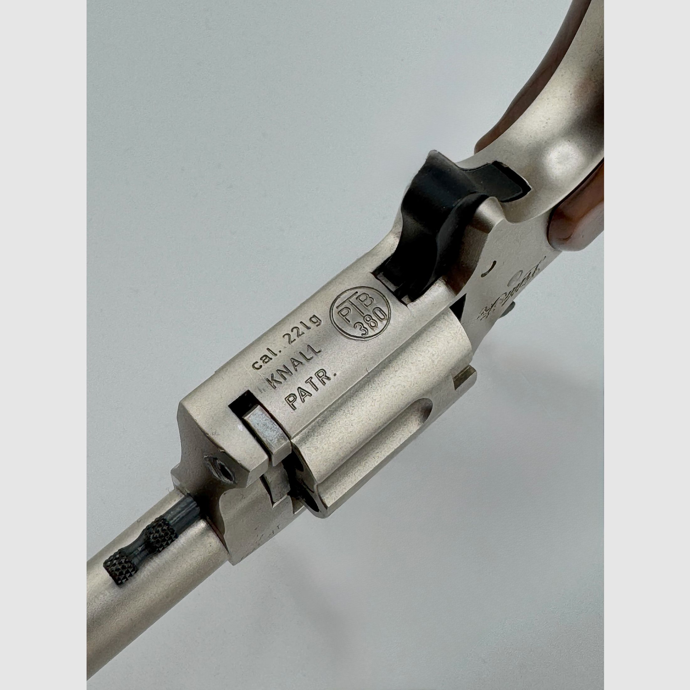 Röhm Little Joe nickel-plated / PTB 380 / Cal. 22 long bang