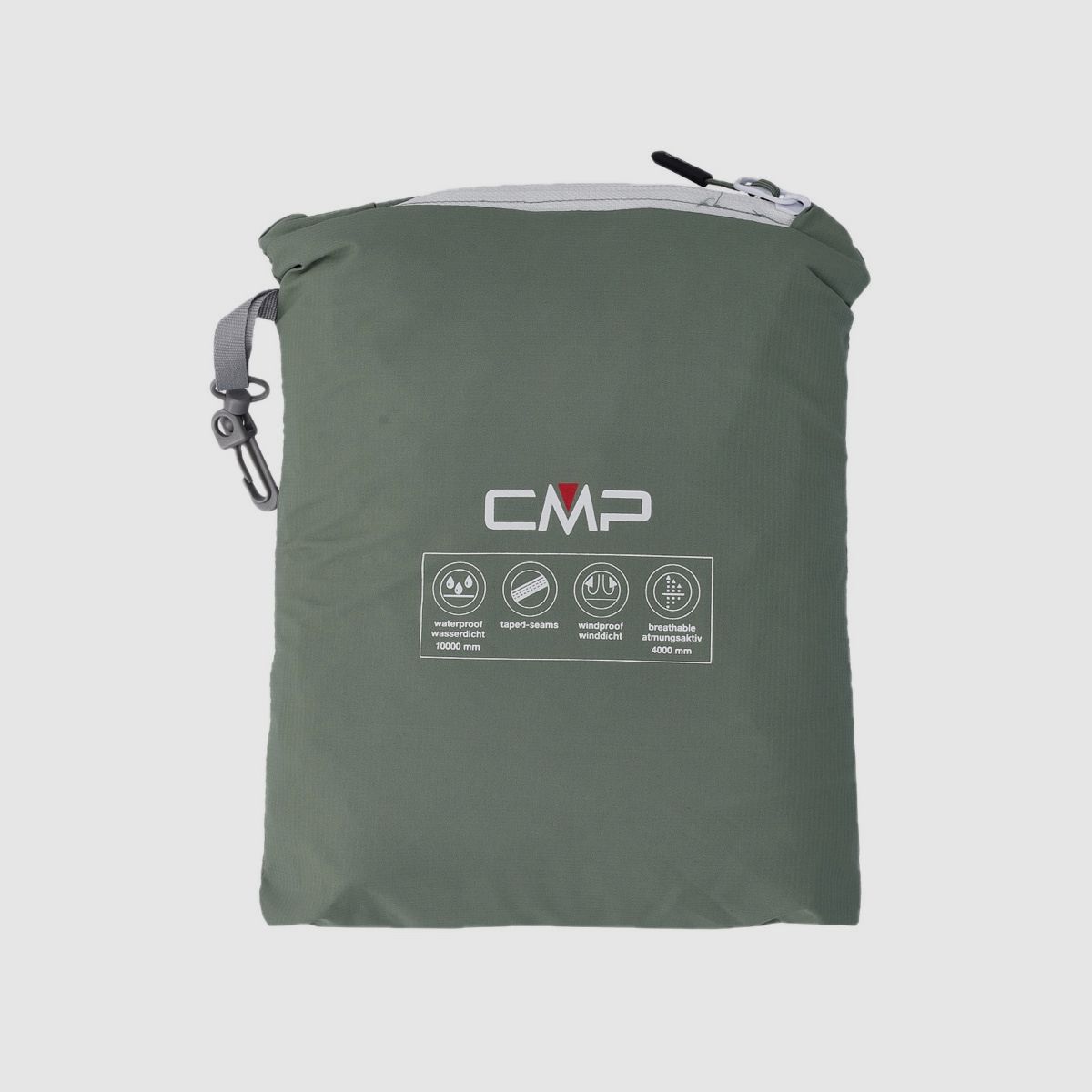 CMP Wasserdichte Damenjacke aus Ripstop Salvia