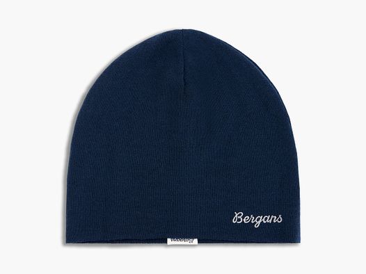 Bergans Allround Thin Merino Beanie Blu Navy Taglia Unica