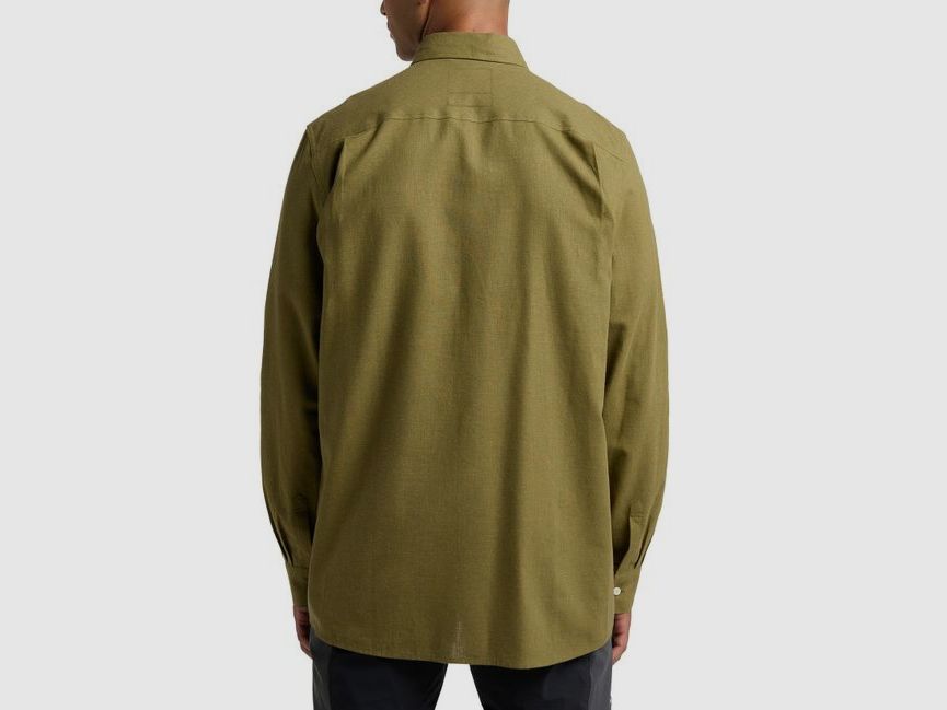 Haglöfs Hemp LS Shirt Olive, billede 4 af 5