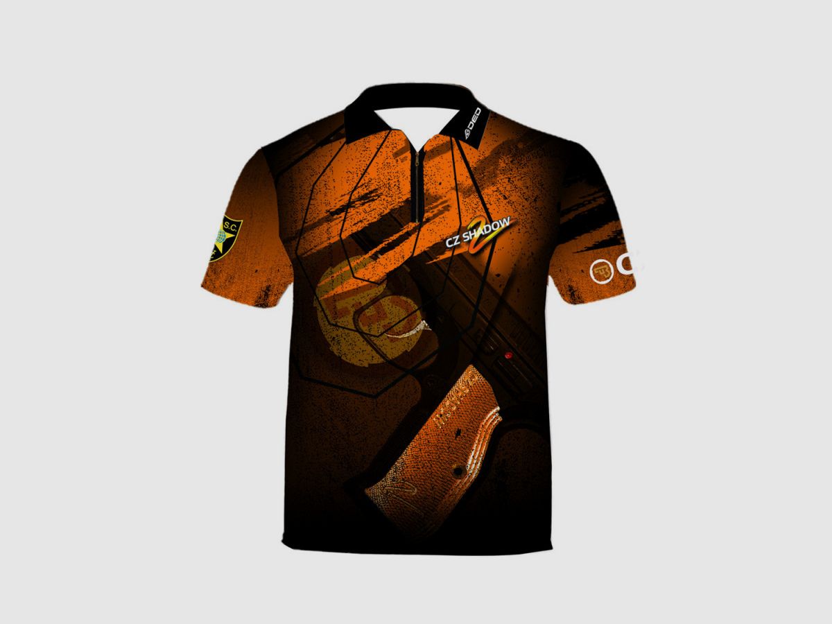 DED CZ Shadow 2 Orange T-Shirt, Größe: 4XL, Benutzerdefinierter Name: Kein Name, Bekleidungsart: Regulär (Herren), Bild 1 von 3