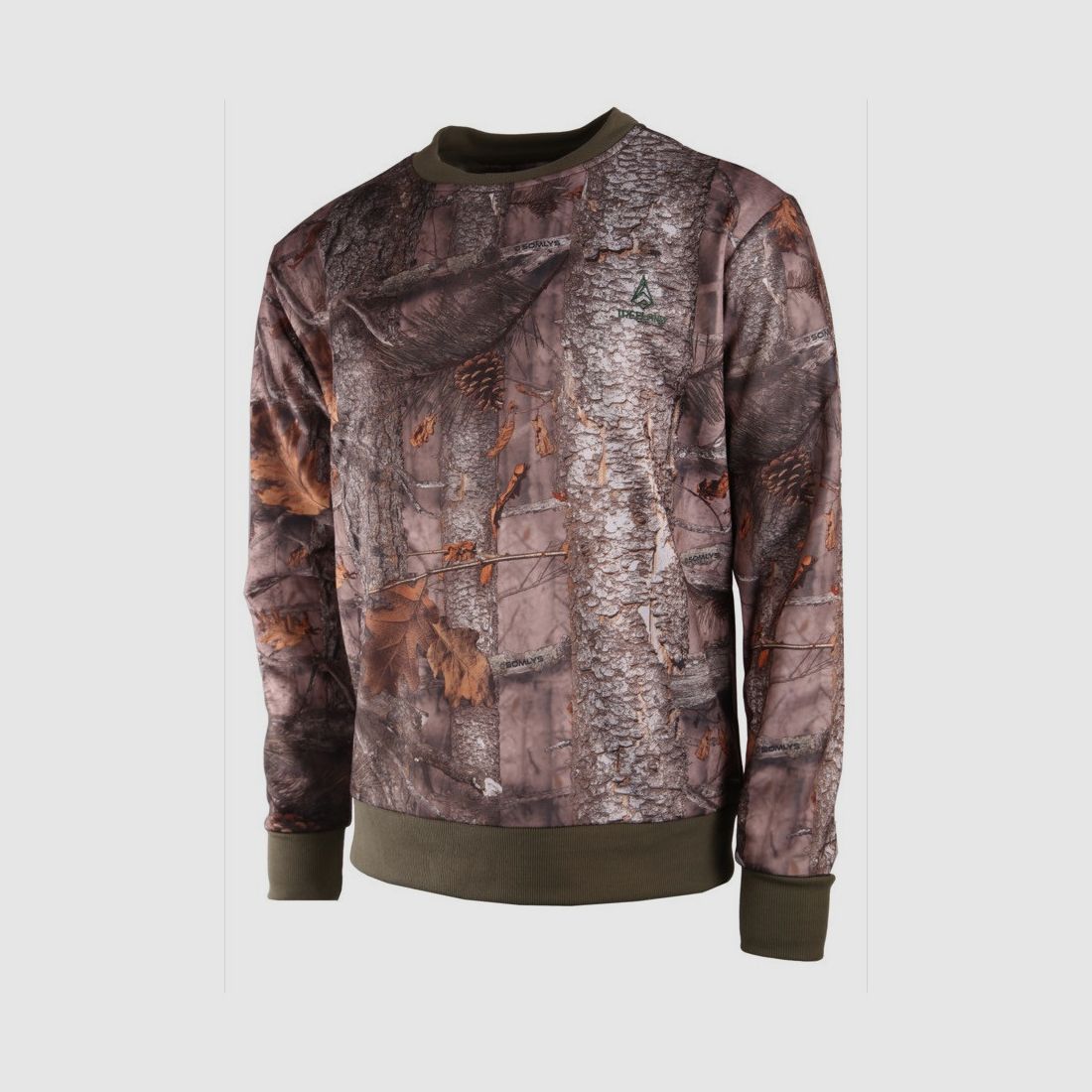 Fleece-Pullover Camouflage Forest Treeland
