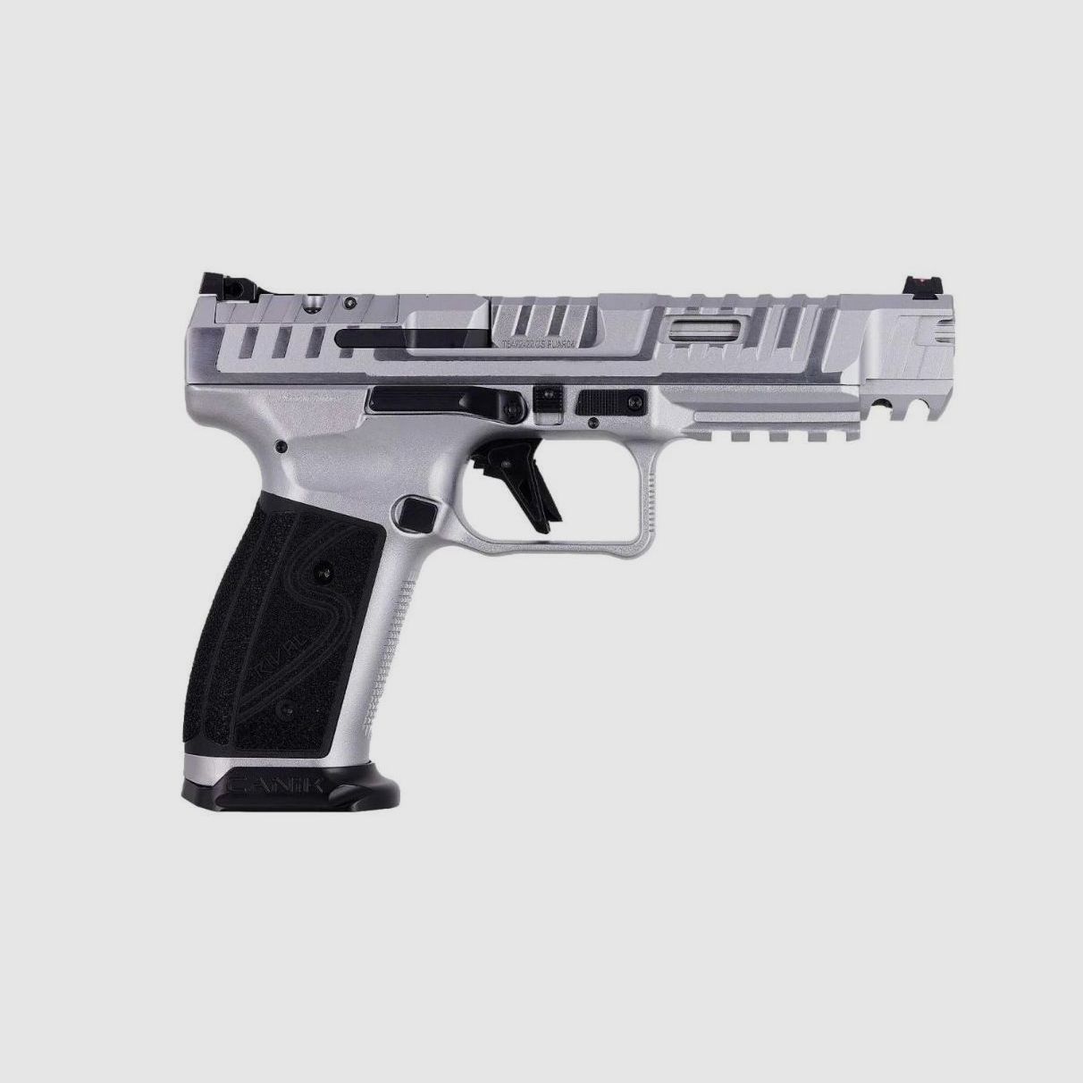 Pistole Canik SFx RIVAL-S, Chrome, 9×19, 18 Schuss, OR, Steelframe, Holster, Bild 2 von 3