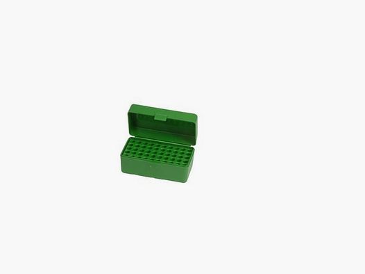MTM CASE-GARD BOXES MTM CASE-GARD FLIP TOP RIFLE AMMO BOX 22 HORNET 50 ROUND GREEN