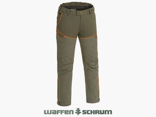 Pantalones de espinas de madera de pino verde musgo