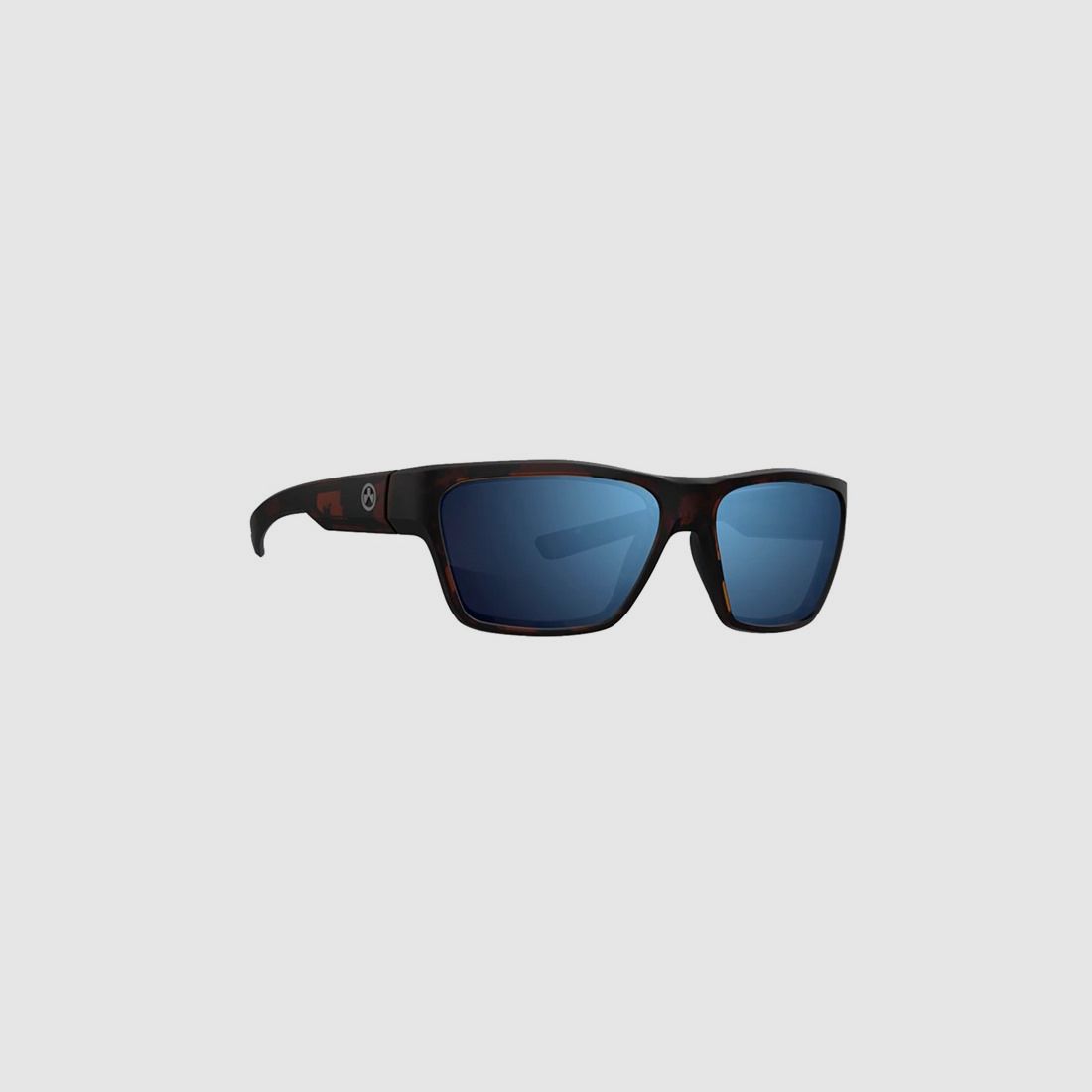 MAGPUL GLASSES TORTOISE FRAME/BRONZE LENS W/BLUE MIRROR POLARIZED, image 1 of 4