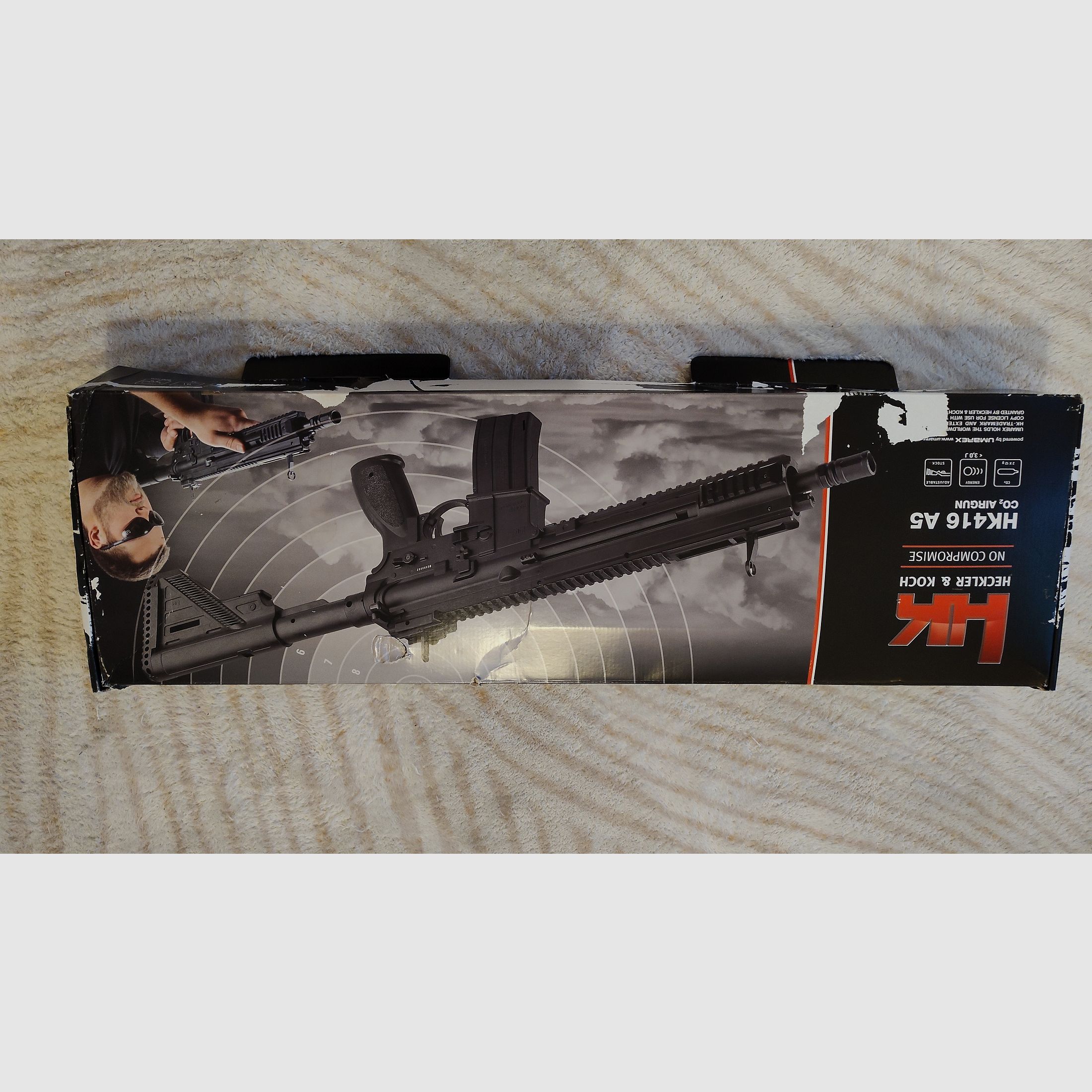 Heckler & Koch HK416 A5 kal. 4,5 mm stalowe BB Co2 z akcesoriami