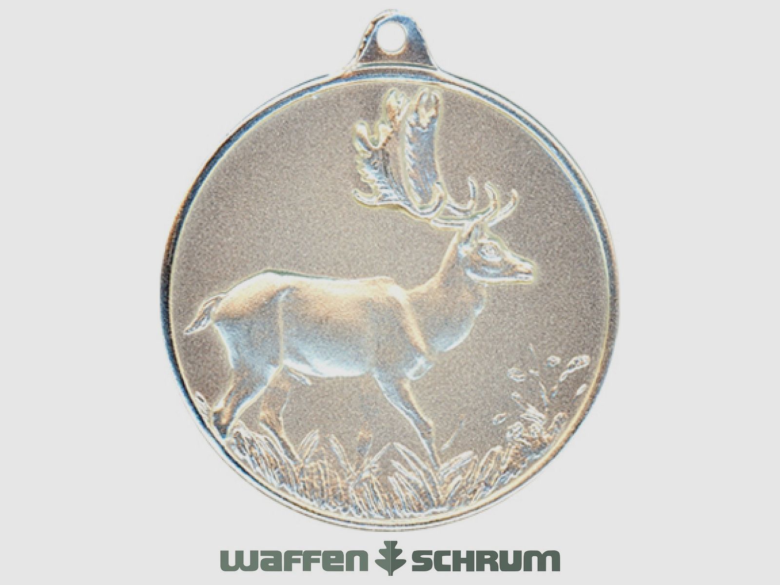 Steinhauer&Lück Jagdmedaille Damhirsch 40 mm versilbert