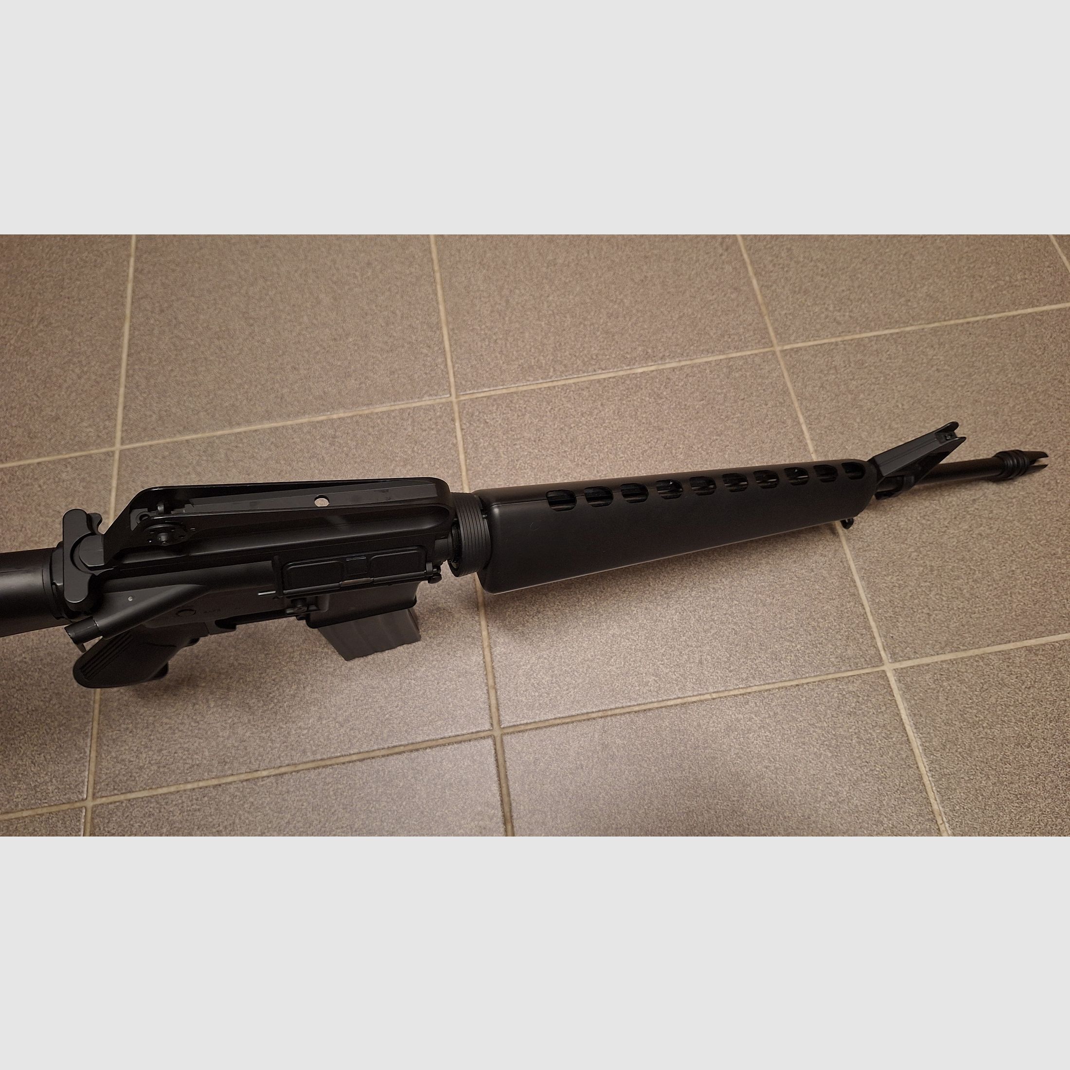 M16A1 VN Vietnam rifle, metal completo, CO2 calibre 4,5BB, 2x revista-NUEVO!