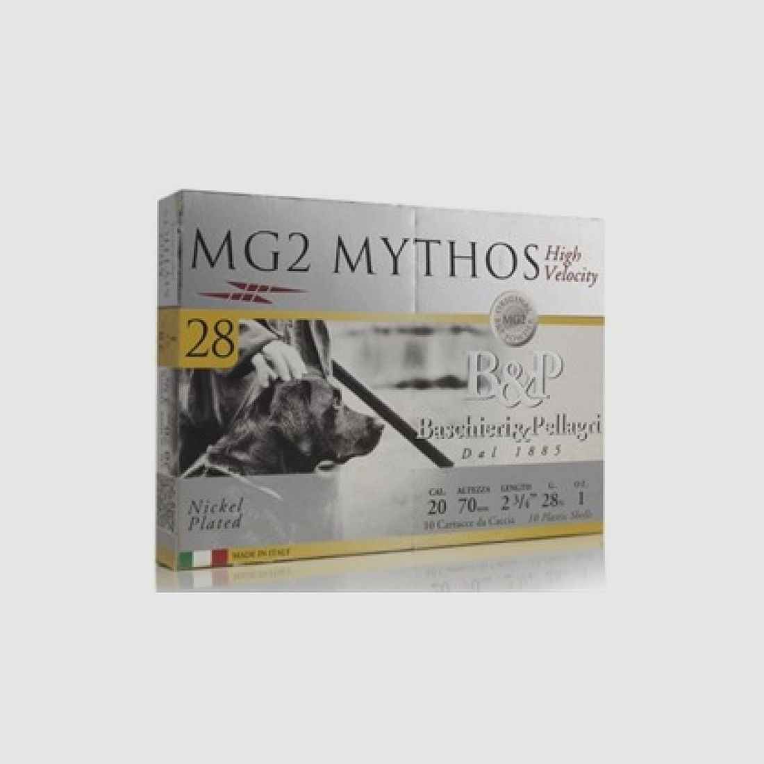 BASCHIERI & P. MG2 MYTHOS 28 Kal. 20 gr. 28 St. 5 spezielle Taube