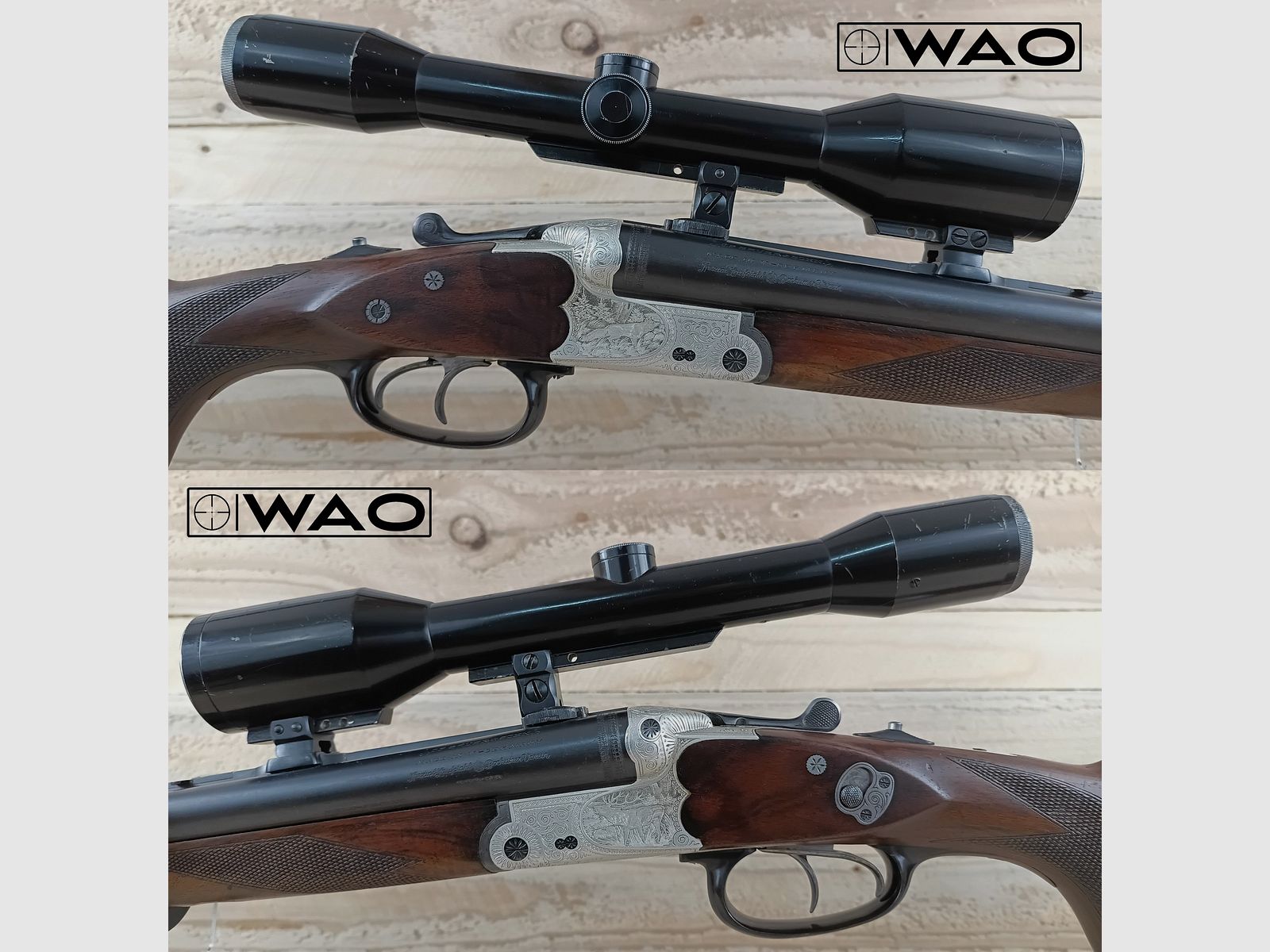 Sauer & Sohn Mod. 3000 Luxus Drilling, Kal.: 7x57R; 16/70 *mit Optik*