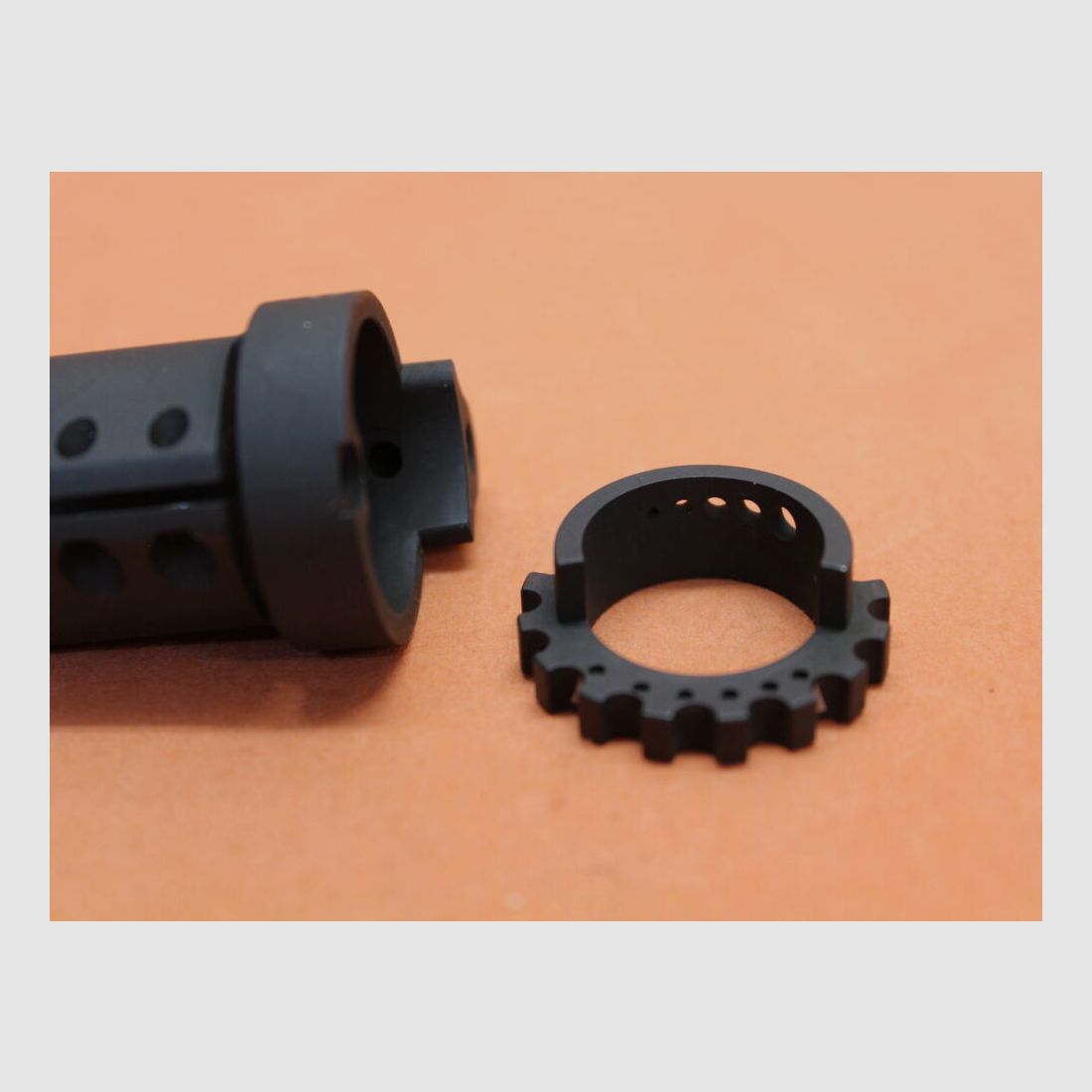 Strike Industries AR-15: Gas Block adjustable .750 Strike Industries einstellbare Gasabnahme mit Rastung 6 Positionen, Bild 4 von 5