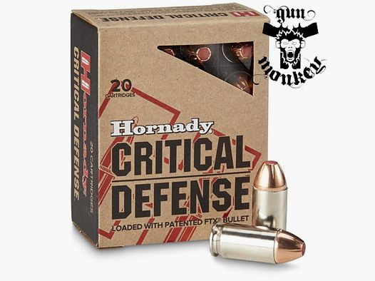 Amunicja pistoletowa Hornady kal. .45ACP FTX Critical Defense 12g/185gr (op=25szt) (90900)