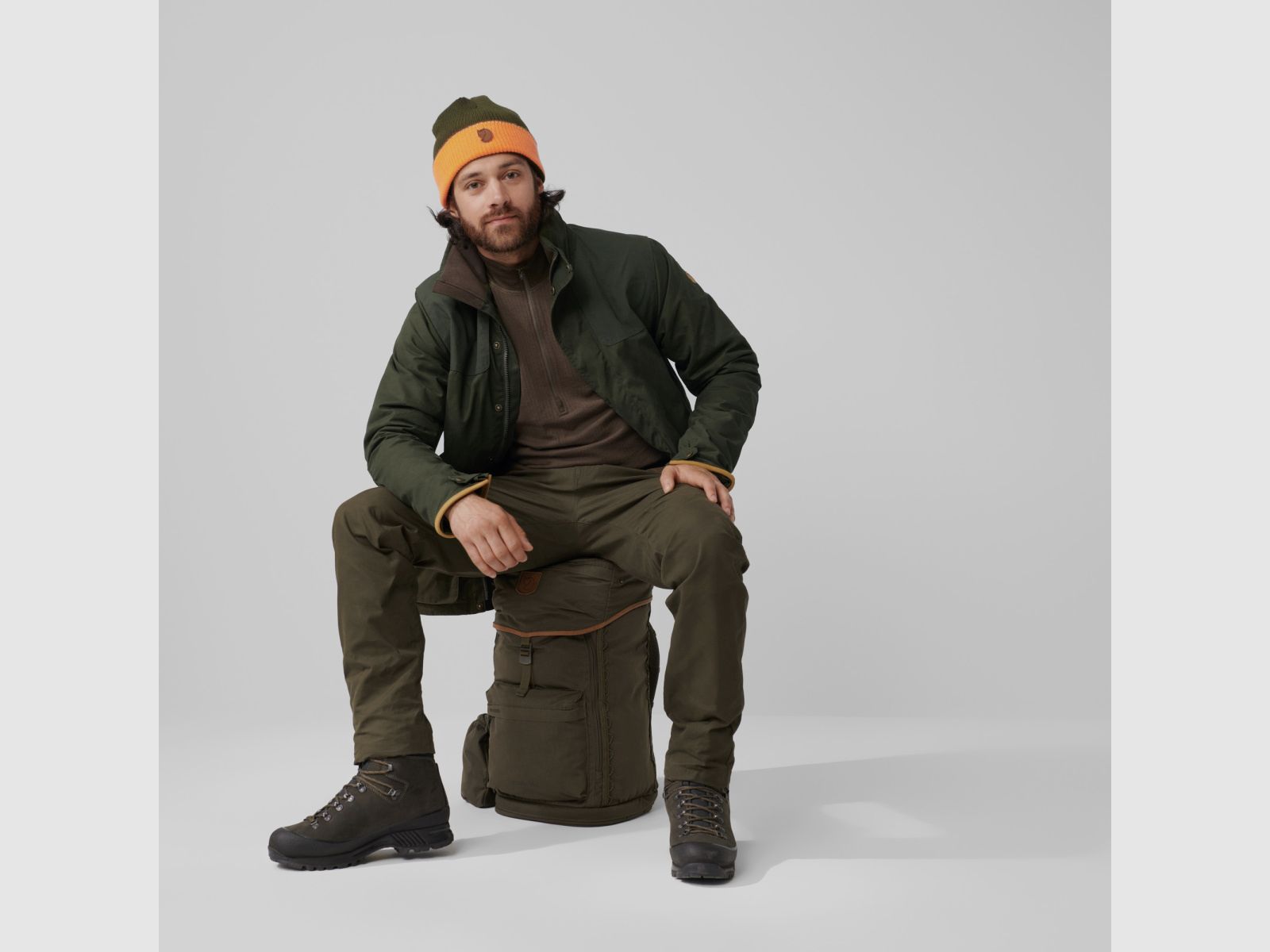 Pantalones Tapered M Sörmland de FJÄLLRÄVEN Gris Oscuro