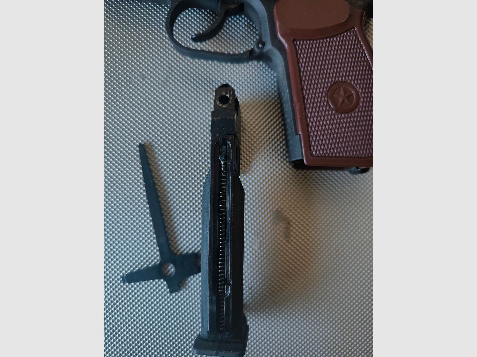 ⚠️ Achtung Plinker & Makarov Fans / Echte Rarität!! Baikal-Makarov MP- 654K Made in Russia & MDI-Braunes Leder Holster!! +1Dose 4,5mmStahlk. 