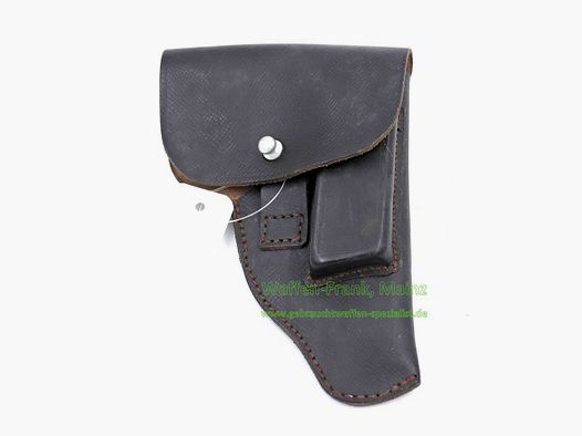 AKAH (Fa. Albrecht Kind) skórzany holster na pasek, brązowy