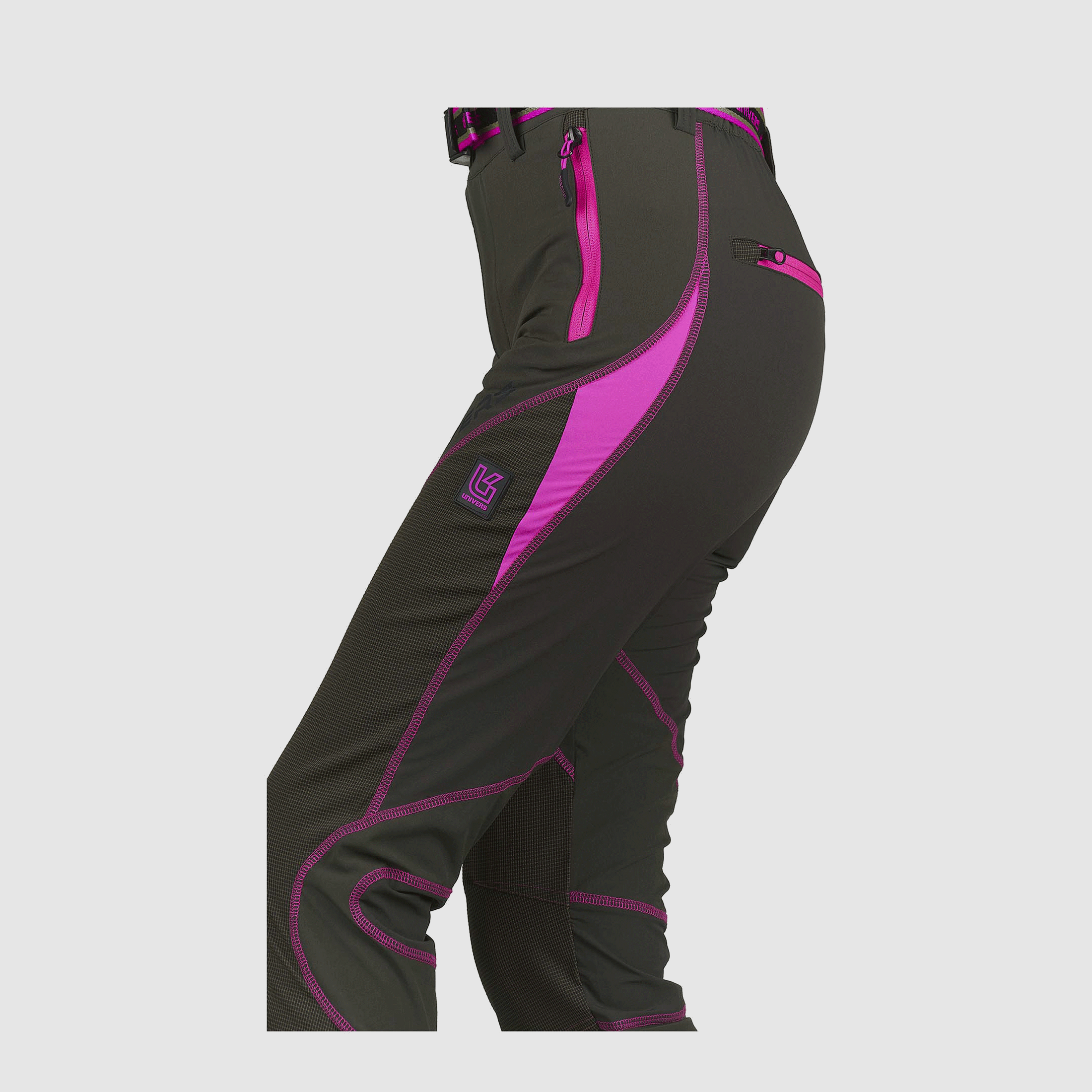 HOSEN – UNIVERS – DAMEN – JAGD SALO’ Grün/Fuchsia, Bild 6 von 6