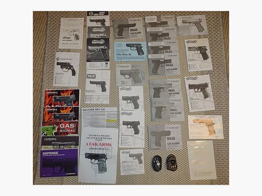 Zoraki, Walther, usw + Extras Bedienungsanleitung