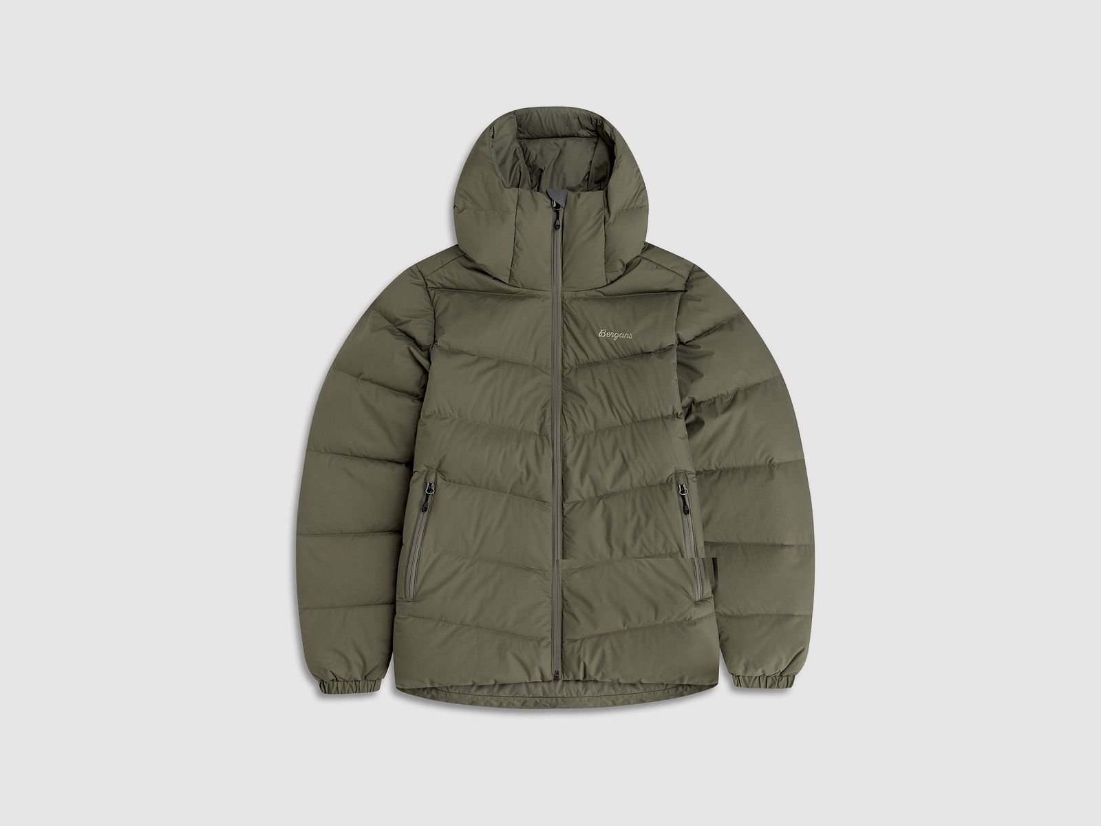 Bergans Garmo Down Hood Jacke Damen Green Mud XS