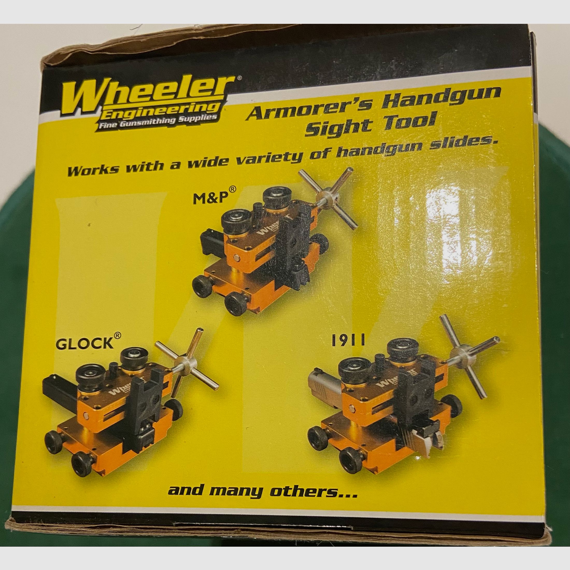 Montagewerkzeug für Visierungen & Zielfernrohre  - Sight Movers - Wheeler Armorers Handgun Sight Tool