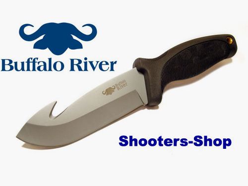 Cuchillo de caza Buffalo~River BRKM-105 con hoja de apertura de acero inoxidable