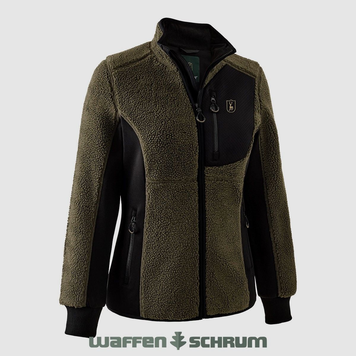 Veste en fausse fourrure Deerhunter Roja Adventure Green