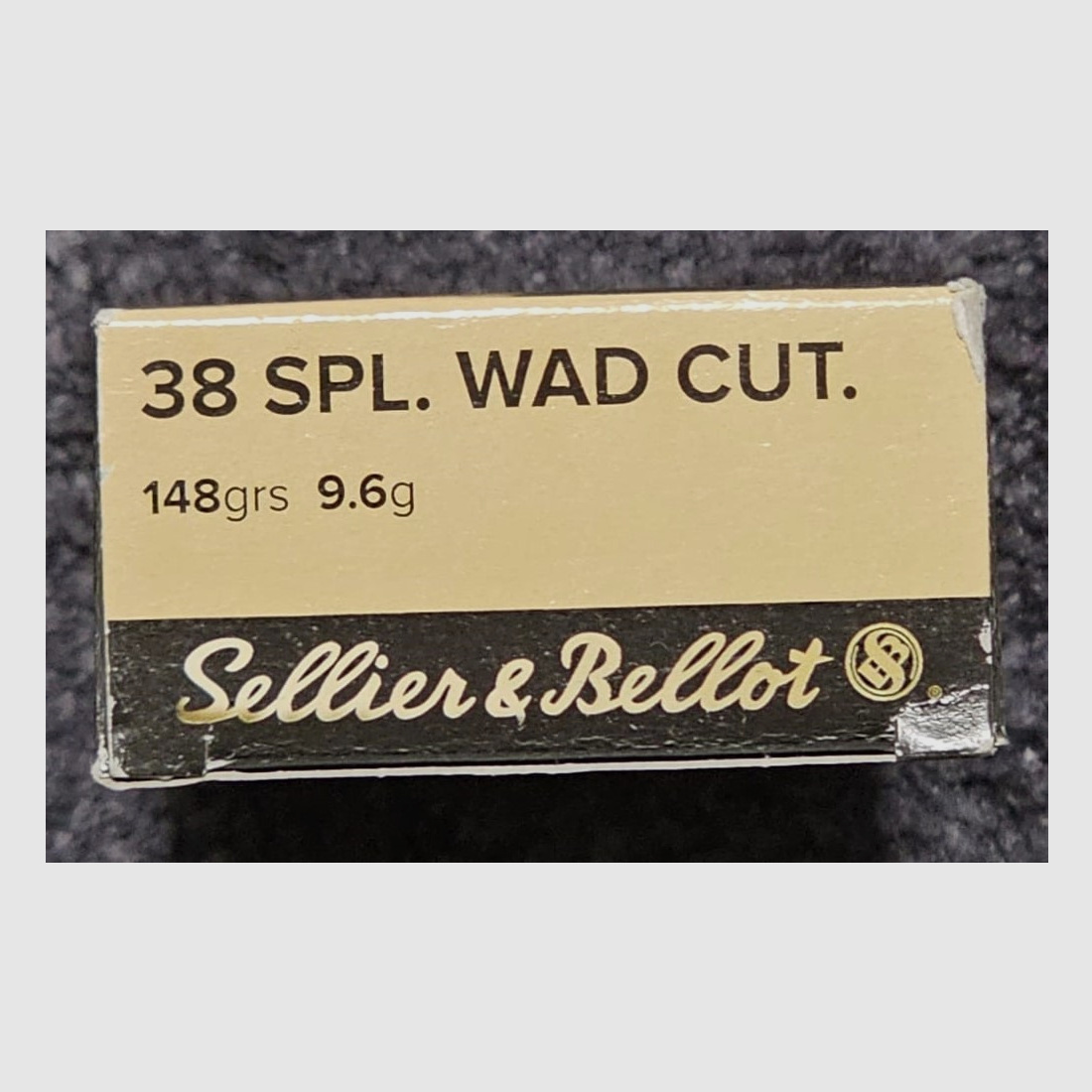 Sellier & Bellot amunicja rewolwerowa .38 Special 9,6g Wadcutter 148grs.