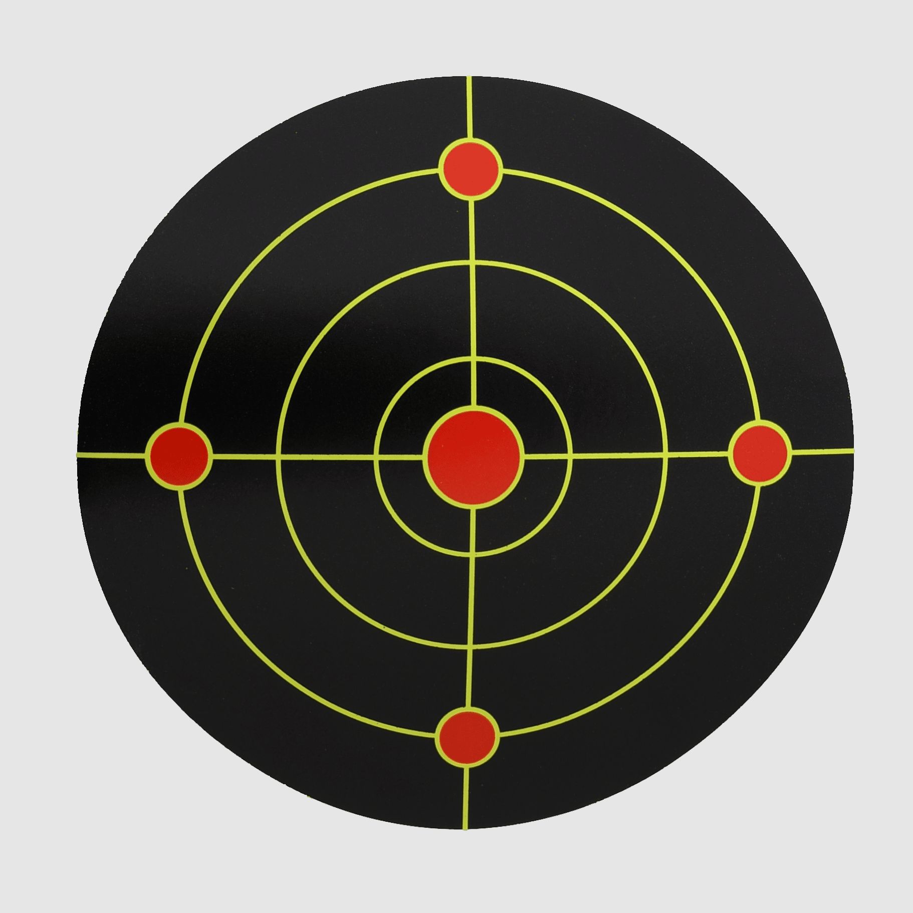 5etta spray targets, self-adhesive circle shape, 12 cm (4.7 inches), 100 pieces
