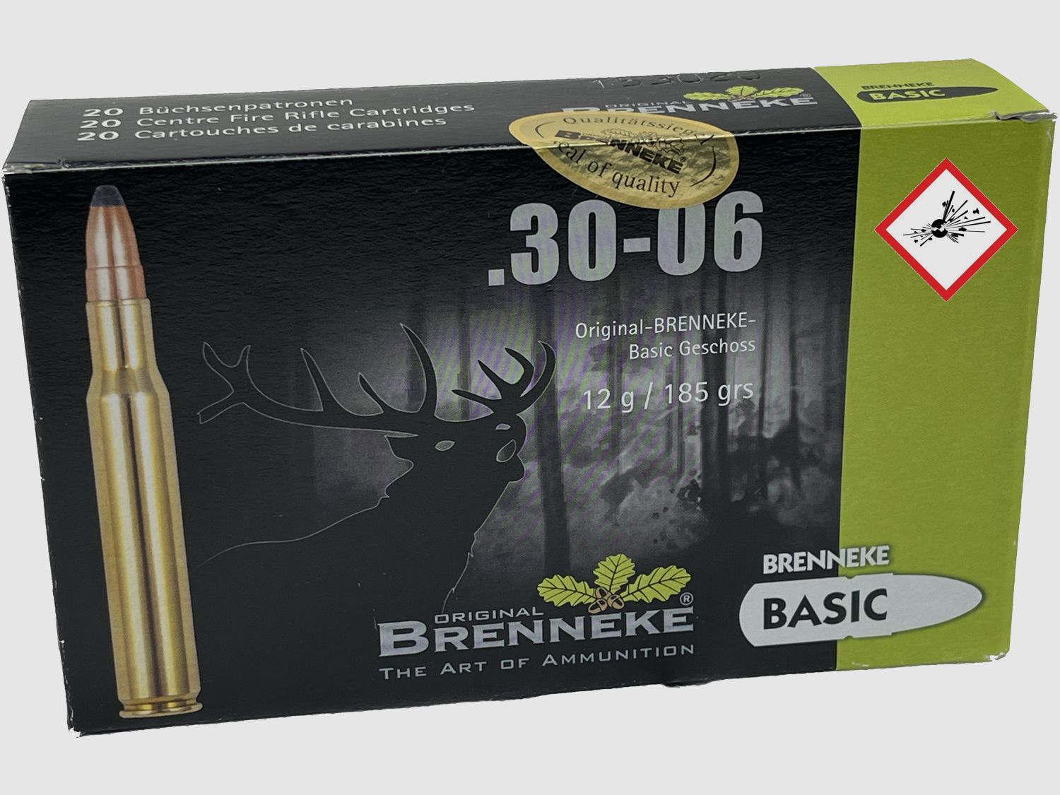 Brenneke Basic Jagdpatrone Kal. .30-06 185grs