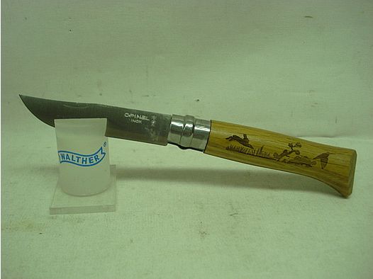 Knife No 08 - carved rabbit motif