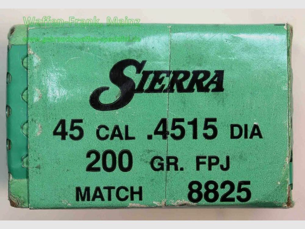 Sierra Bullets, Santa Fe FFW bullets .45/.4515