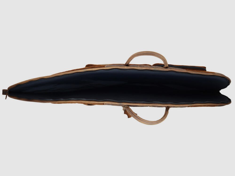 Nobil Hunting Leder Futteral 130cm in braun, handgenäht