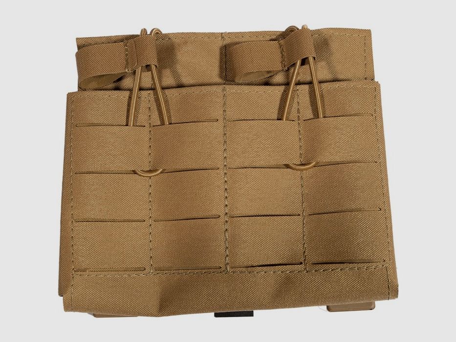 GREY GHOST GEAR DOUBLE 7.62 MAG PANEL COYOTE BROWN, immagine 1 di 2